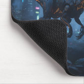 Cyberpunk Raptor Galaxy Gaming Mouse Pad マウスパッド (コーナー)