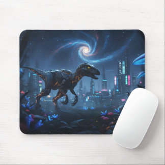Cyberpunk Raptor Galaxy Gaming Mouse Pad マウスパッド