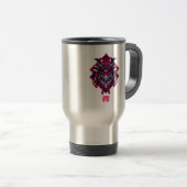 Cyberpunk Red Oni Samurai Travel Mug トラベルマグ (正面右)