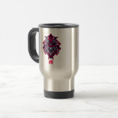 Cyberpunk Red Oni Samurai Travel Mug トラベルマグ (正面左)