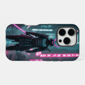 Cyberpunk / Retro Aesthetic Design iPhoneケース (裏面横)