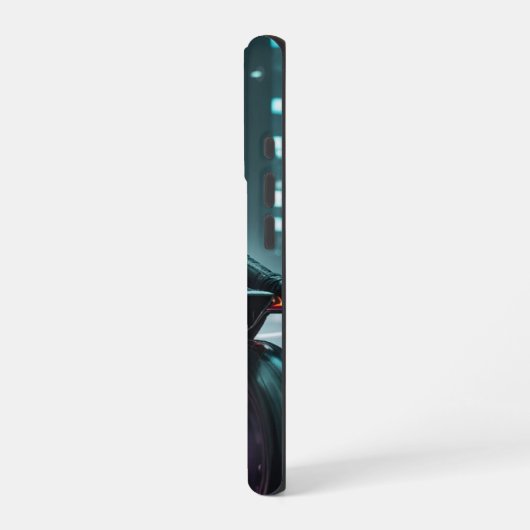 Cyberpunk / Retro Aesthetic Design iPhoneケース (左側面)