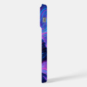 Cyberpunk Samurai – フルカバレッジNeon iPhoneケース iPhone 15 Pro Maxケース (左側面)