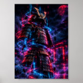 Cyberpunk Samurai Armor ポスター (正面)