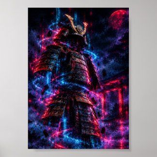 Cyberpunk Samurai Armor ポスター