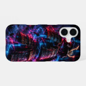Cyberpunk Samurai Armor Phone Case iPhone 16ケース (裏面横)