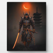 Cyberpunk Samurai Futuristic Warrior フォトプラーク (正面)