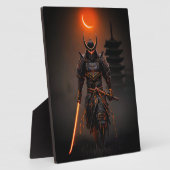 Cyberpunk Samurai Futuristic Warrior フォトプラーク (側面)