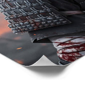 Cyberpunk Samurai Girl ポスター (角)