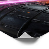 Cyberpunk Samurai Girl ポスター (角)