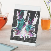 Cyberpunk Shark Brainrot Sticker brainrot 台座サイン (インサイチュ)