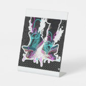 Cyberpunk Shark Brainrot Sticker brainrot 台座サイン (正面)