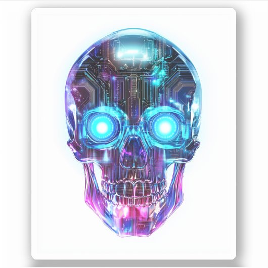 Cyberpunk Skull King シール (正面)