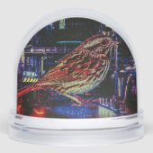 Cyberpunk Sparrow in Neon Cityscape (正面)