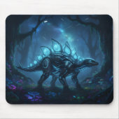 Cyberpunk Stegosaurus Gaming Mouse Pad マウスパッド (正面)