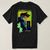 Cyberpunk  tシャツ (デザイン裏面)