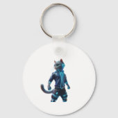 Cyberpunk Techwear Cat -  キーホルダー (裏面)