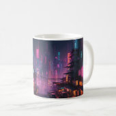 Cyberpunk Themed Mug コーヒーマグカップ (正面右)