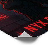 Cyberpunk Warrior Anime Girl ポスター (角)