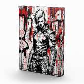 Cyberpunk Warrior Graffiti – フォトブロック (右)