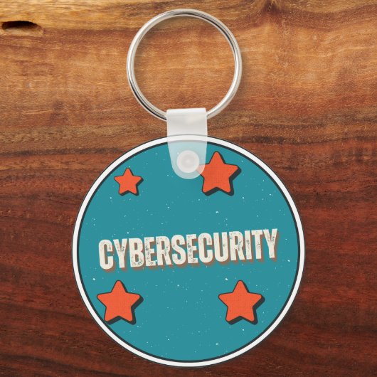 Cybersecurity キーホルダー (正面)