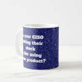 Cybersecurity CSO mug コーヒーマグカップ (正面左)