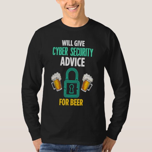 Cybersecurity It Analyst For Beer Certified Tech S Tシャツ (正面)