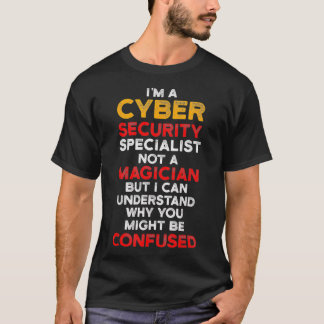 Cybersecurity IT Analyst Magician Certified Tech S Tシャツ