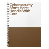 Cybersecurity Password Notebook ノートブック (正面)