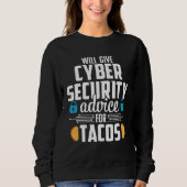 Cybersecurity  Taco Computer Professional Engineer スウェットシャツ (正面)