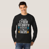 Cybersecurity  Taco Computer Professional Engineer Tシャツ (正面フル)