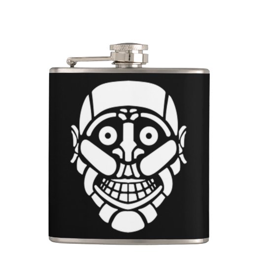 Cybersmily logo Cyberpunk flask フラスク (正面)