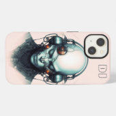 Cyborg Cyberpunk Dj iPhoneケース (裏面横)