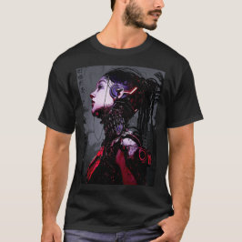 Cyborg Girl Urban Cyberpunk Style Tシャツ