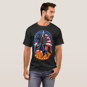 "Cyborg Knight in Flames Tシャツ (正面フル)