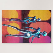 Cyborg Party Girls III ジグソーパズル (横)