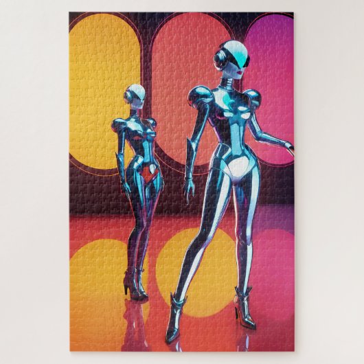 Cyborg Party Girls III ジグソーパズル (縦)