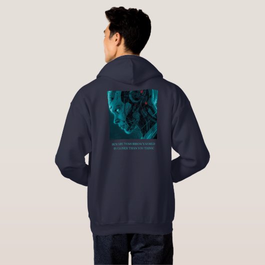 CYBORG ROBOTIC HEAD パーカ (裏面フル)