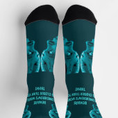 CYBORG ROBOTIC HEADCrew Socks ソックス (上部)