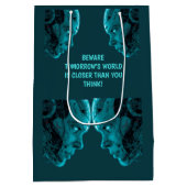 CYBORG ROBOTIC HEADCrew Socks ミディアムペーパーバッグ (裏面)