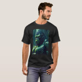 Cyborg Silverback Gorilla – グラフィック Tシャツ (正面フル)