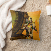 CYBORG TITAN, DESERT HYPERION Science Fictionサイエンス クッション (ブランケット)