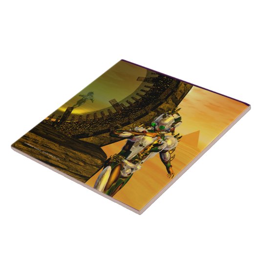 CYBORG TITAN, DESERT HYPERION Science Fictionサイエンス タイル (側面)