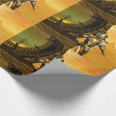 CYBORG TITAN, DESERT HYPERION Science Fictionサイエンス ラッピングペーパー (角)