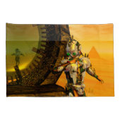 CYBORG TITAN, DESERT HYPERION Science Fictionサイエンス 枕カバー (裏面-右)