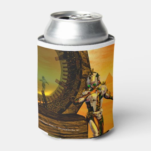 CYBORG TITAN, DESERT HYPERION Science Fictionサイエンス 缶クーラー (缶正面)