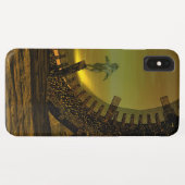 CYBORG TITAN, DESERT HYPERION Science Fictionサイエンス Case-Mate iPhoneケース (裏面(横))