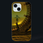 CYBORG TITAN, DESERT HYPERION Science Fictionサイエンス iPhone 15ケース<br><div class="desc">黄色芸術的、緑、茶色、白の色でカラフルと明るいSF画像。彼の反射クロムメタリックなキャラペ鮮やかースとHyperionからのタイタンのサイボーグは、ピラミッドと超現実的な環境で、熱い太陽、エジプトの風景に似た砂漠、3D映画Hyperion Worldからのアニメーションフレーム。クリスマスや休日、特別な機会に贈る美しい贈り物でもある。</div>