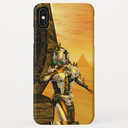CYBORG TITAN, DESERT HYPERION Science Fictionサイエンス Case-Mate iPhoneケース (裏面)