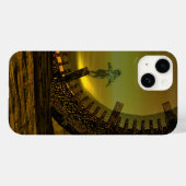 CYBORG TITAN, DESERT HYPERION Science Fictionサイエンス Case-Mate iPhoneケース (裏面 (横))